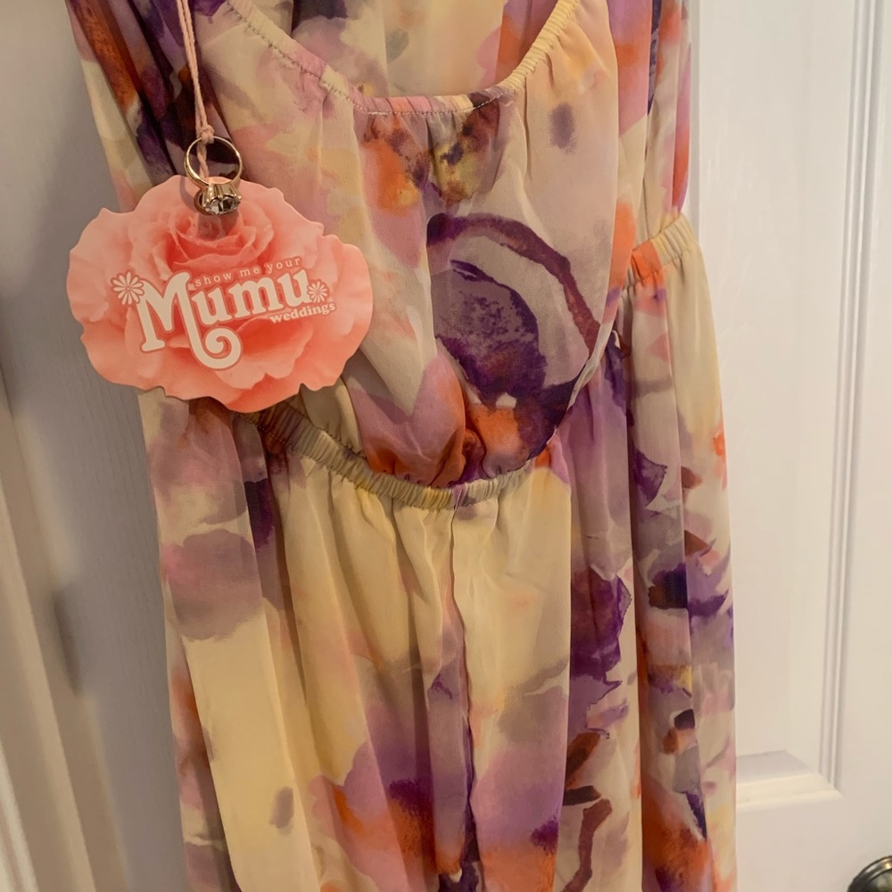 Show Me your Mumu  halter Maxi dress Medium